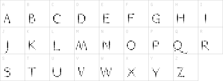 Uppercase characters