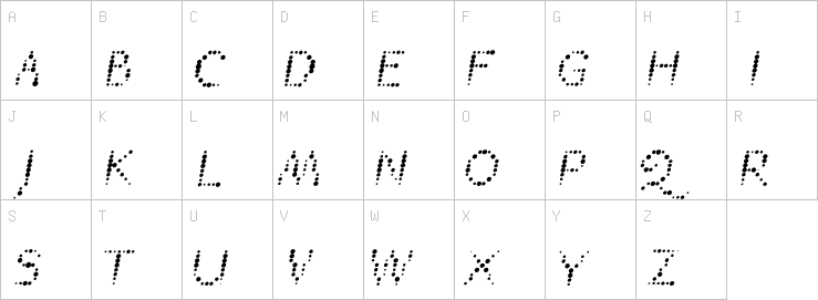 Uppercase characters