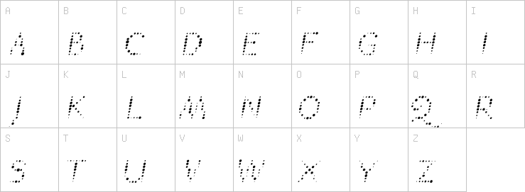 Uppercase characters