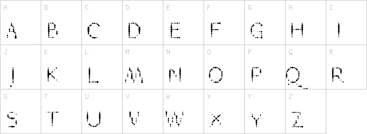 Uppercase characters