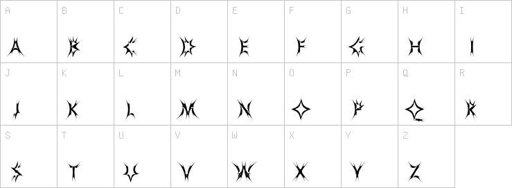 Uppercase characters