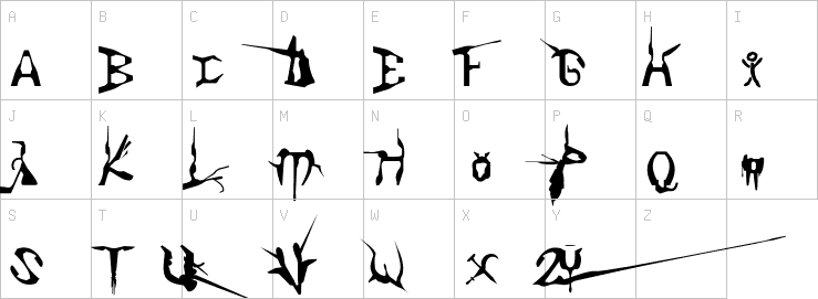 Uppercase characters