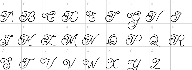 Uppercase characters