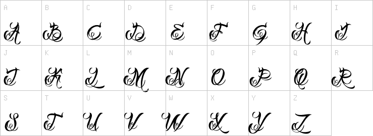 Uppercase characters