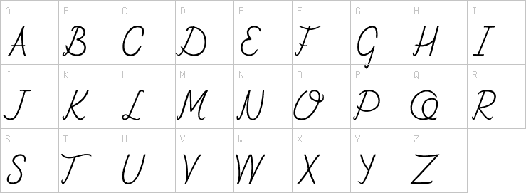 Uppercase characters