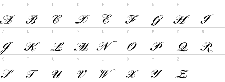 Uppercase characters