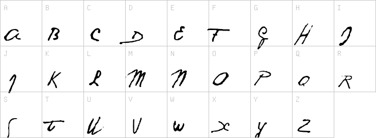 Uppercase characters