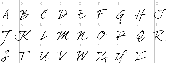 Uppercase characters