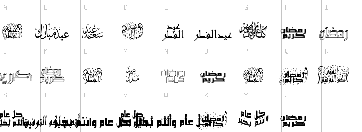 Uppercase characters