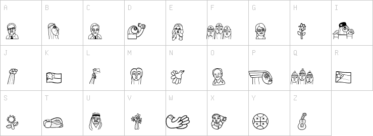 Uppercase characters