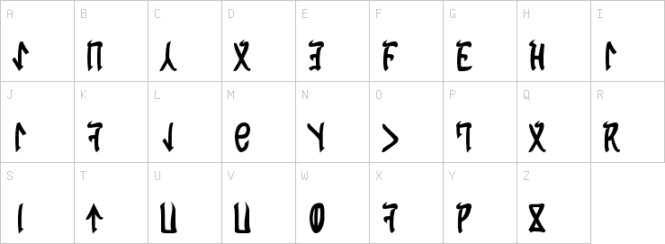 Uppercase characters