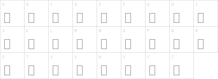 Uppercase characters