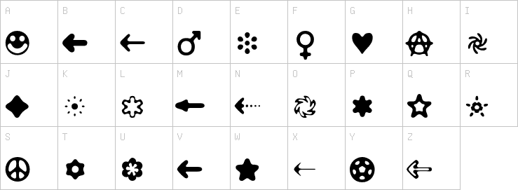 Uppercase characters