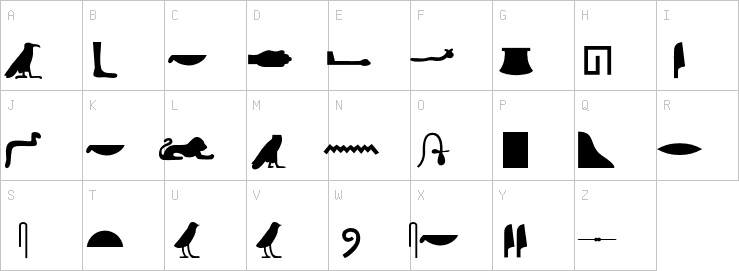 Uppercase characters