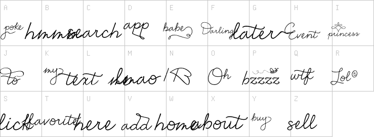 Uppercase characters