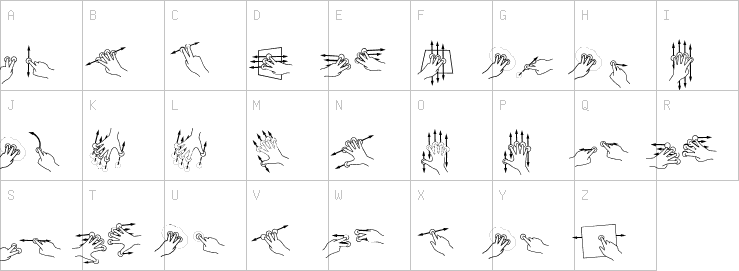 Uppercase characters