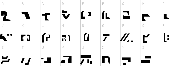 Uppercase characters