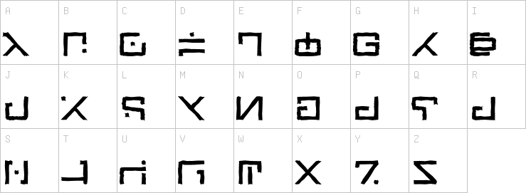 Uppercase characters