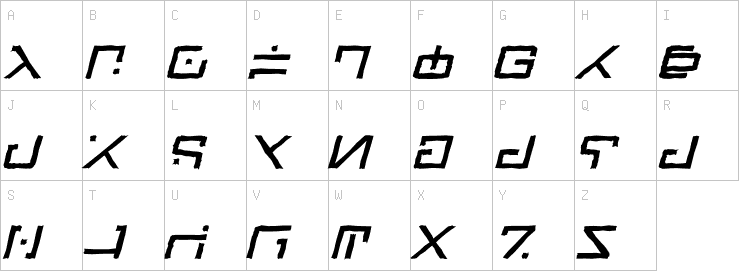 Uppercase characters