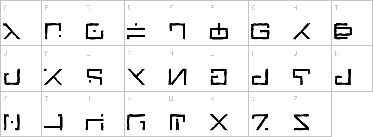 Uppercase characters