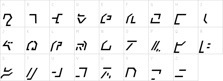 Uppercase characters