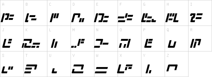 Uppercase characters