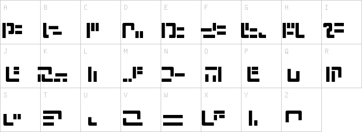 Uppercase characters