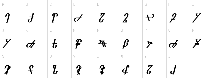 Uppercase characters