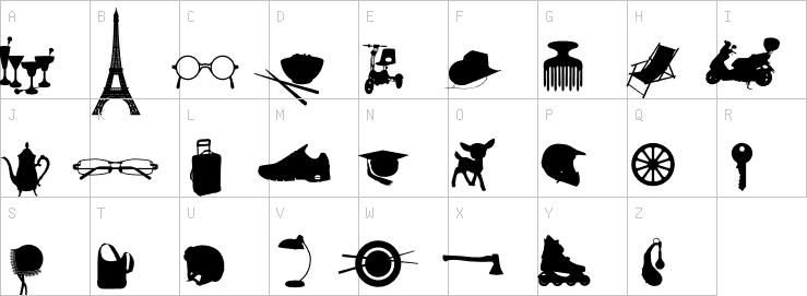 Uppercase characters