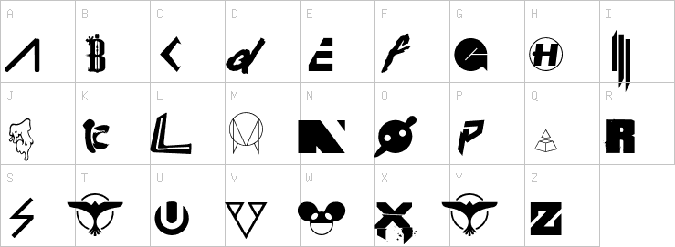 Uppercase characters