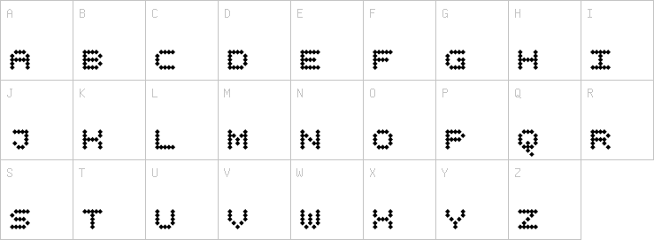 Uppercase characters