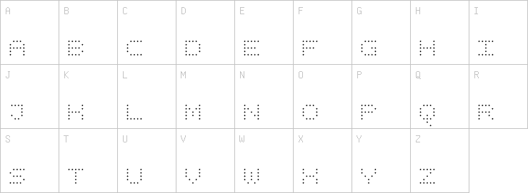 Uppercase characters