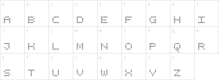 Uppercase characters