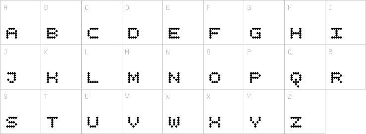 Uppercase characters