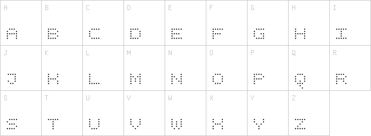 Uppercase characters