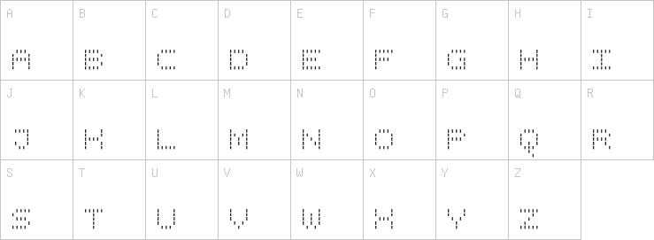 Uppercase characters