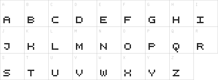 Uppercase characters