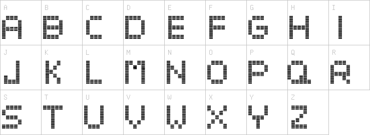 Uppercase characters