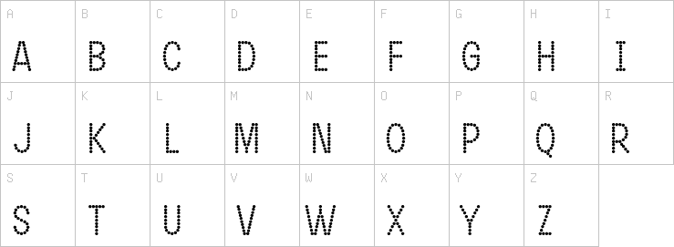 Uppercase characters