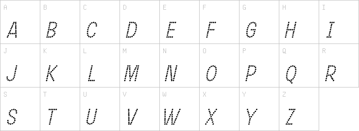Uppercase characters