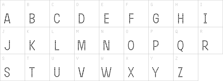 Uppercase characters
