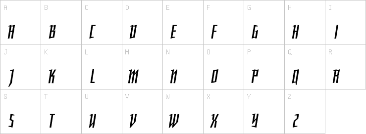 Uppercase characters