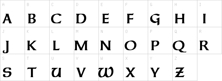 Uppercase characters