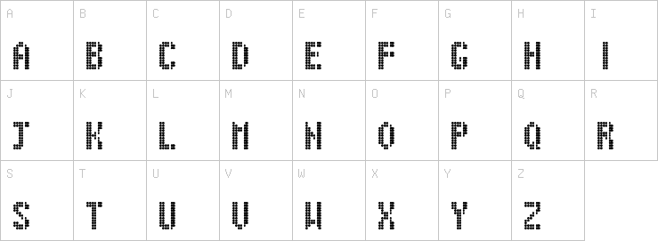 Uppercase characters