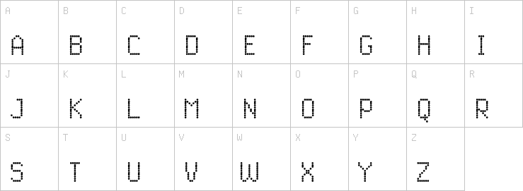 Uppercase characters