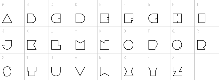 Uppercase characters