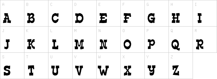 Uppercase characters