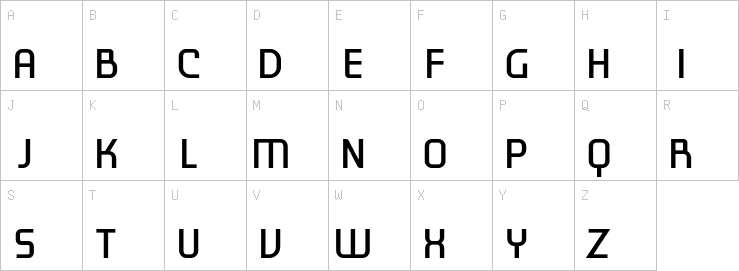 Uppercase characters