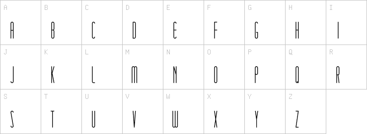 Uppercase characters