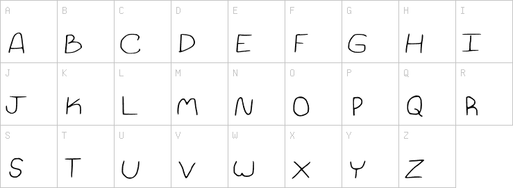 Uppercase characters